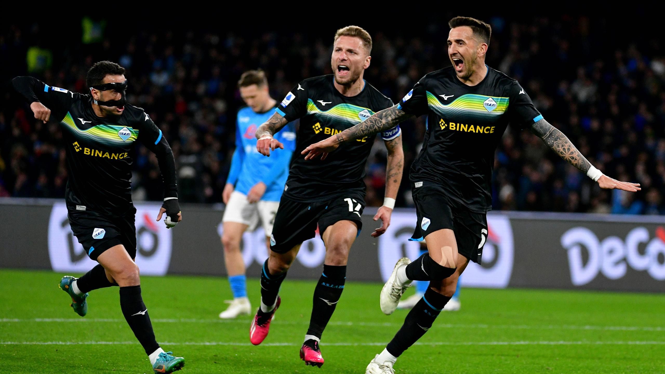 Napoli 0-1 Lazio: Maurizio Sarri returns to haunt former club as Matias  Vecino strike downs league leaders - Eurosport