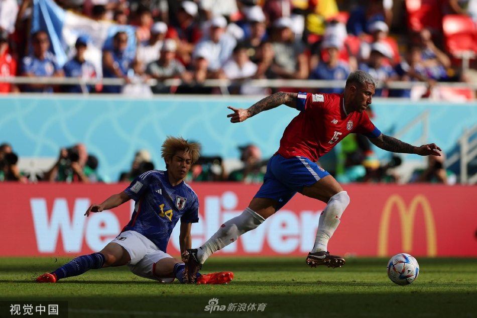 [世界杯]哥斯达黎加1-0日本 富勒建功（日本3:0哥斯达黎加）