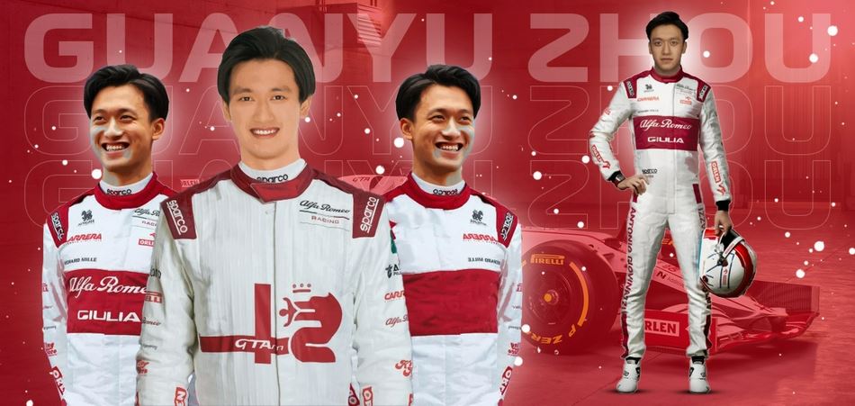 图集-周冠宇成为中国首位F1正式车手（中国f1赛车手周冠宇）