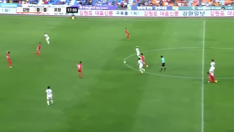 你敢信吗？江原FC0-4到5-4只用26分钟（江原5:4）